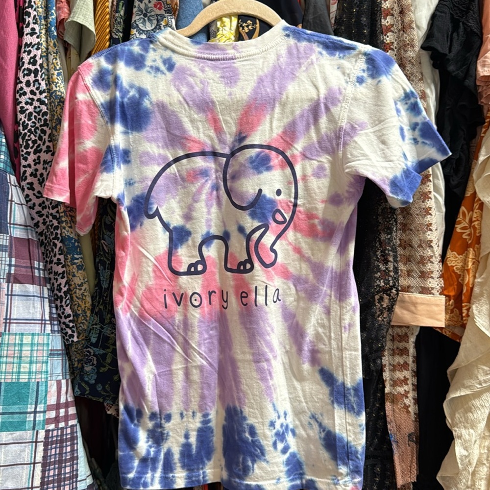 Ivory Ella Pink and Blue Tie-Dye xxs NWT